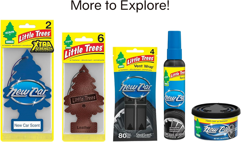 LITTLE Air Fresheners Car Air Freshener. Hanging Tree Provides Long Lasting Scen