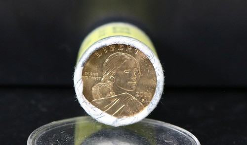 2000 P Sacagawea Golden Dollar $25 Roll Direct from US Mint Free Shipping #1511