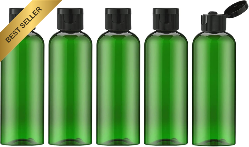 100Ml Travel Shampoo Bottles - Empty Refillable Toiletry Containers with Flip To
