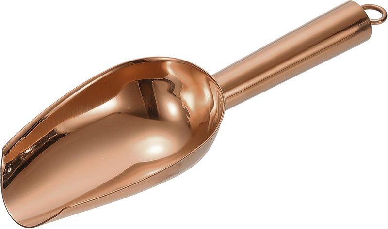 Metal Ice Scoop, 7.1 Inch Stainless Steel Ice Scooper for Kitchen Party Bar Wedd