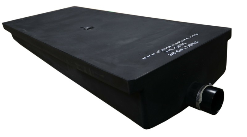 WASTE TANK 38 Gallon RV BLACK WATER gray holding trailer