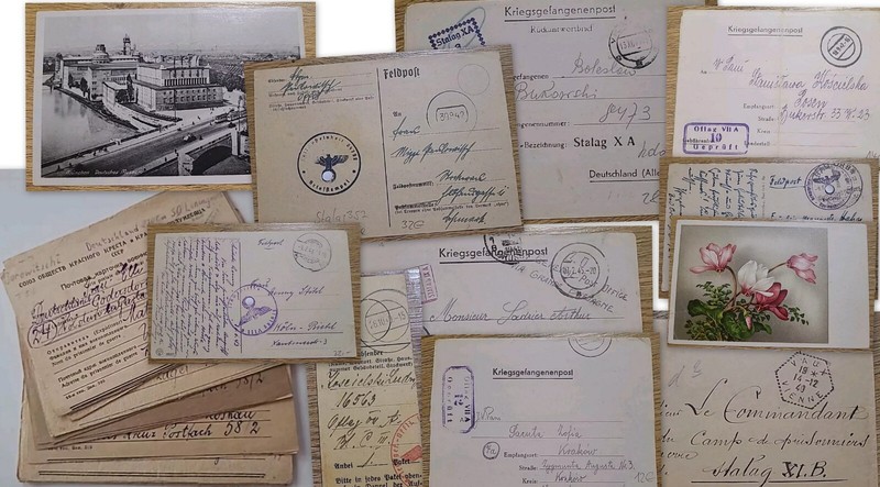 Zensur Karte Brief Lager Stalag Oflag Kriegsgefangenenpost Pow Varianten (34 Ii