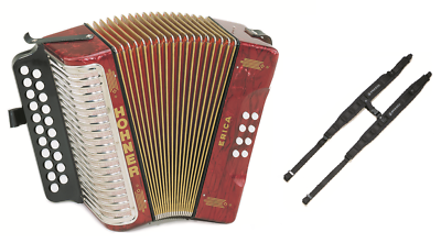 Hohner Erica AD Button Accordion Cumbia Folk English Morris Dance Shanties