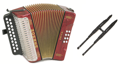 Hohner Erica AD Button Accordion: Cumbia, Folk, English/Morris Dance, Shanties 