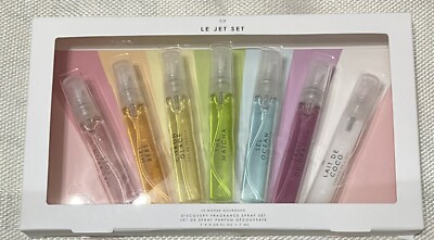 Le Monde Le Jet Set 514 Fragrance Discovery Spray 7 Pc Set, 0.23 oz each, New