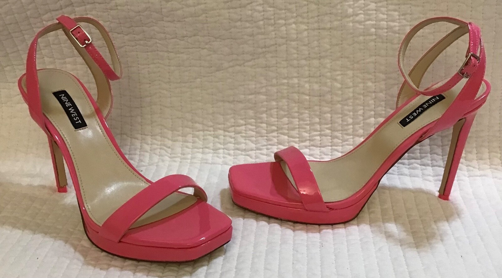 【大特価】Nine West Jessie Platform Ankle Strap サンダル Amazon.com | Nine West Women's Jessie3 Heeled Sandal, Barely