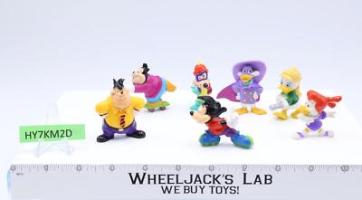 (7) Kellogg's Disney Mini Figs Goofy Donald Duck Tales Webby Red Figures 2.25"