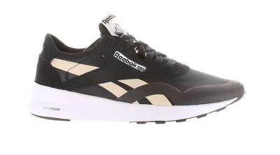 Reebok Womens Classic Nylon Black Running Shoes Size 6 (7696061)