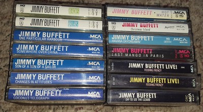 14 Jimmy Buffett Cassette/Tape Feeding Frenzy/China/Beaches/Havana/Hot Water/Sai
