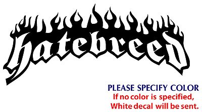 6/" NJHC NEW JERSEY HARDCORE Decal Sticker *15 COLORS* Hatebreed Shattered Realm