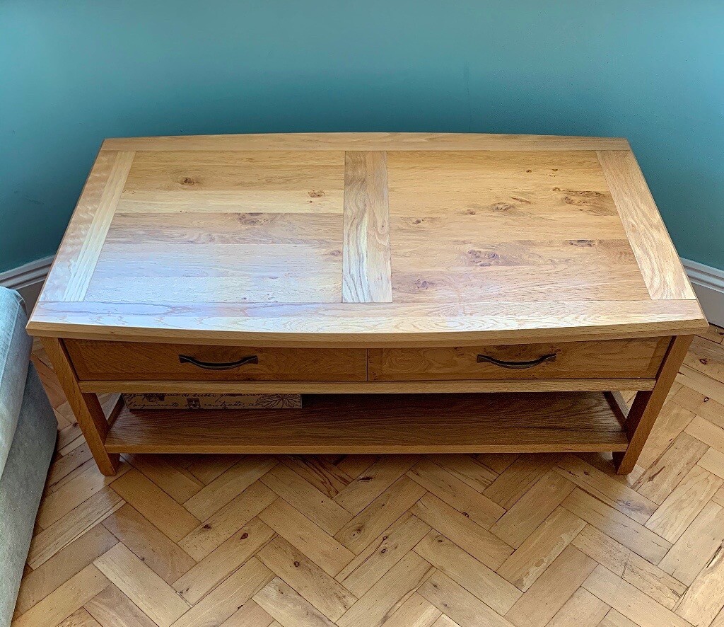 Solid Oak Coffee Table in Rhiwbina, Cardiff Gumtree