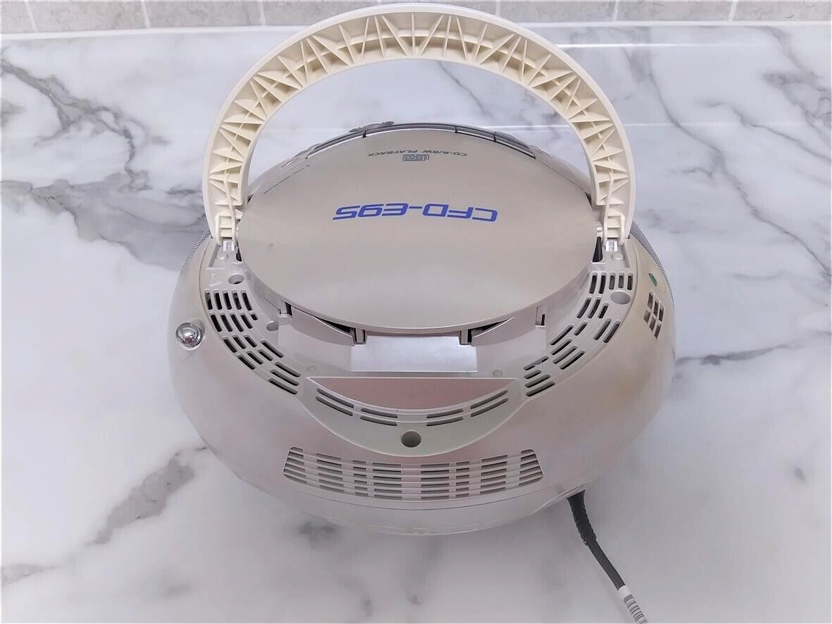 SONY Vintage Boombox CFD-E95 Radio CD Player Cassette Player Recorder - GOLD
