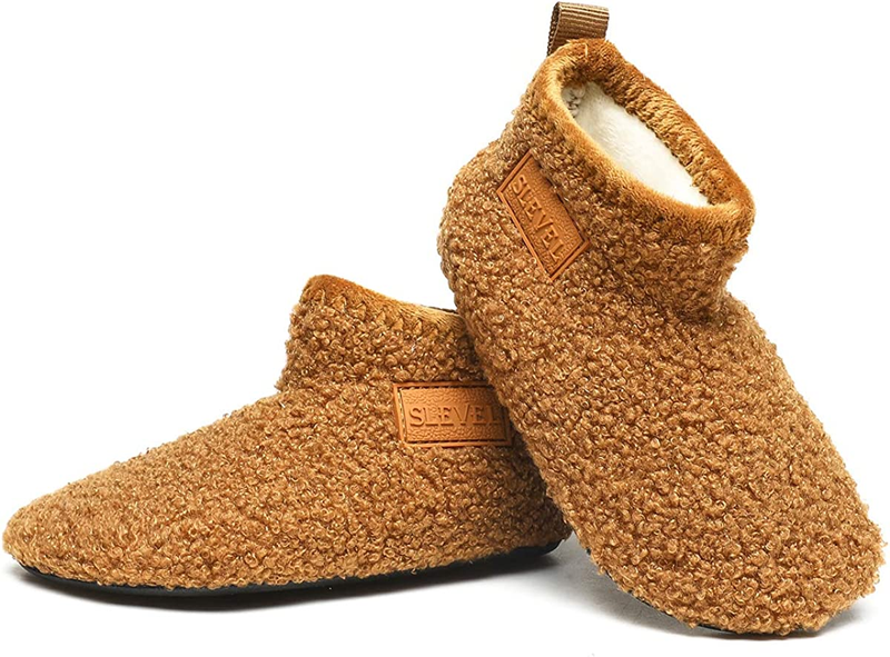 SLEVEL Toddler Boys Girls House Socks Slippers Little Kids Lightweight Indoor Ho