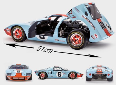 HACHETTE 1968 1969 BUILD FORD GT40 1/8 SCALE centauria complete FULL KIT ALTAYA