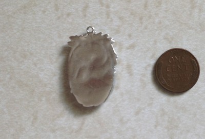 Sterling silver art nouveau woodland fairy scene bracelet or pendant charm