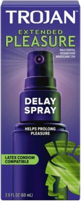 Delay Spray for Men by Trojan Extended Pleasure helps w/ Premature Ejaculation