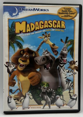 Madagascar DVD  Widescreen Edition Animation Great Condition Free Shipping 2006
