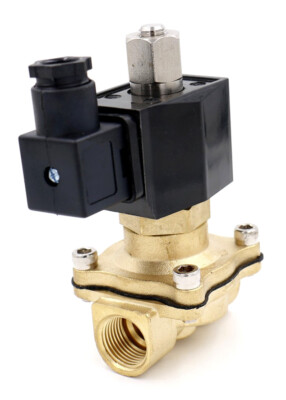 Electric Solenoid Valve Water Air Gas Normally Closed Open NO NC Brass Valve
