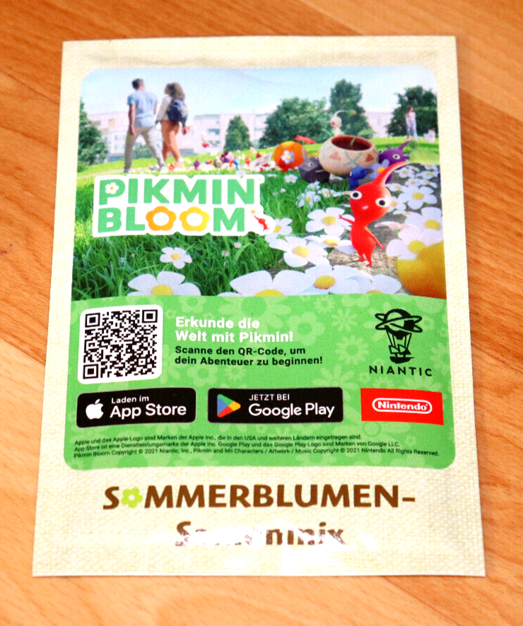 新品未開封 FLOWERS 四季 Nintendo Switch Pikmin 4 Seeds Samen Blumensamen Gamescom 2023 Nintendo