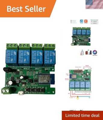 Voice-Controlled Inching Relay Module for Customized Home Automation Solutions