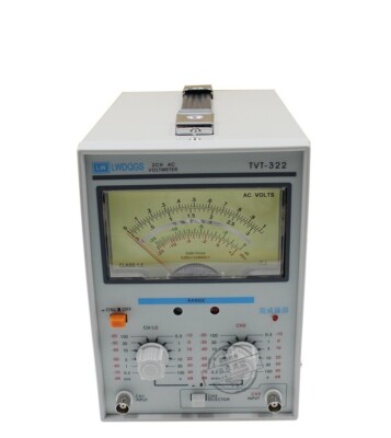 TVT-322 Dual Channel Milivoltmeter High Quality Double Needle Millivoltmeter New