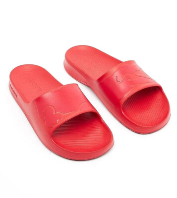 Lacoste top pink slides