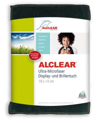 ALCLEAR® Ultra-Microfaser DISPLAYTUCH BRILLENTUCH anthrazit 19x14 950003A