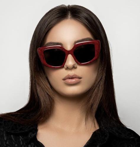 PRADA PRADA PR14ZSF-15D5S0-52 ETRUSCAM MARBLE SUNGLASSES