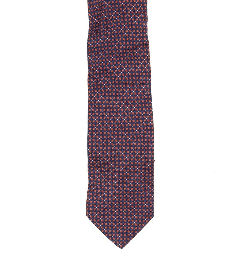 John W. Nordstrom Red & Navy Silk Men's Tie $89 127242