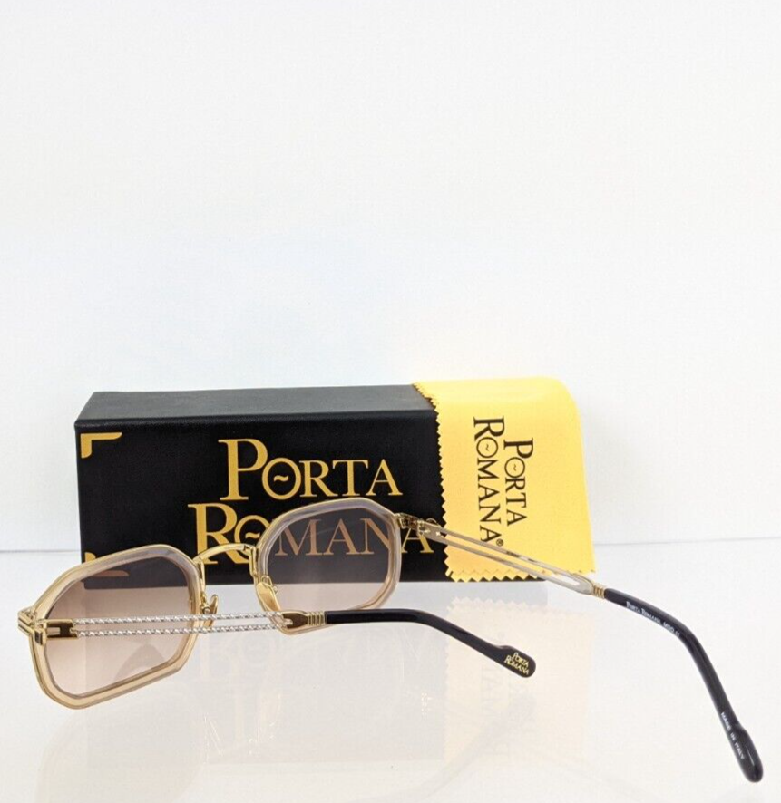 Pre-owned Porta Romana Authentic  Sunglasses Mod. 011 Col. 11a4 Vintage Frame In Brown