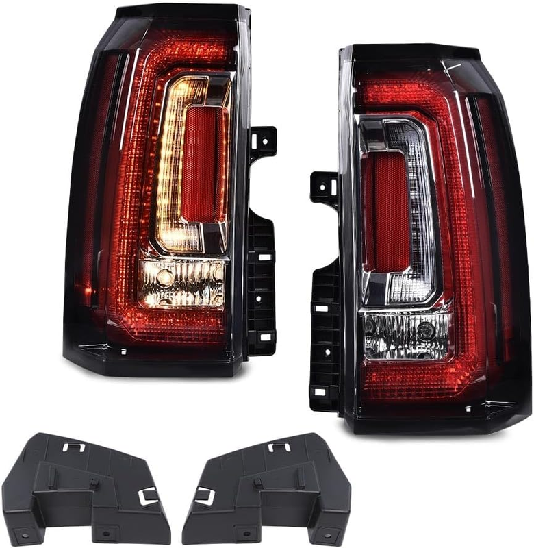 Driver Passenger LED Taillights for 2015-2020 GMC Yukon Yukon XL Denali SLE SLT