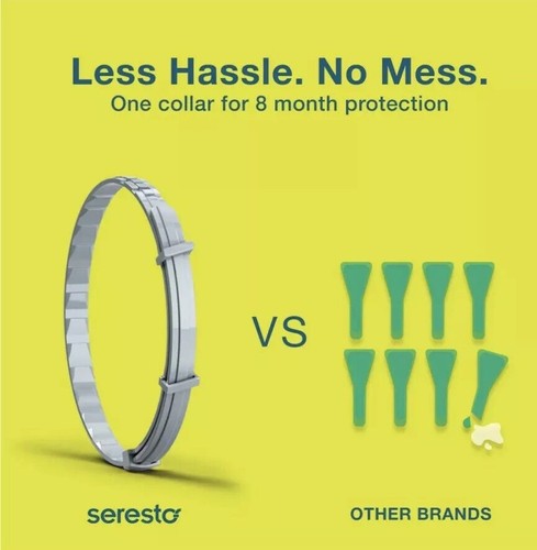 Seresto Flea and Tick Prevention Collar for Large Dogs, 8 Month Flea and Tick Pr