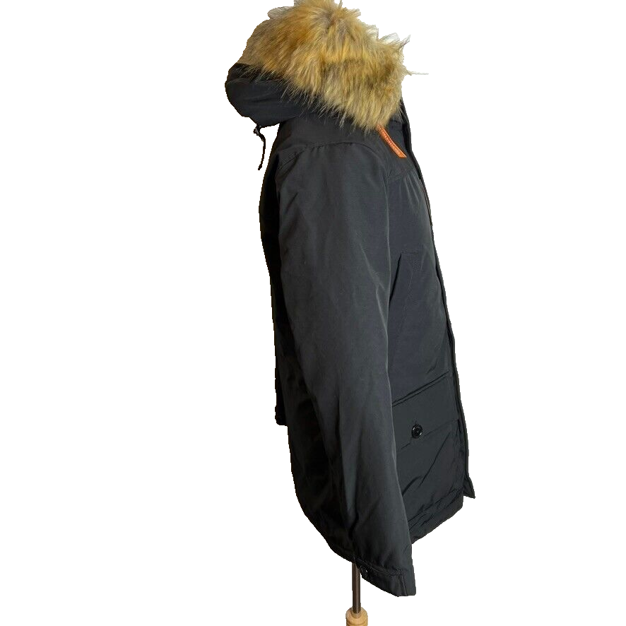 JCREW J.CREW MENS $498 NORDIC PARKA BLACK SIZE S AD603