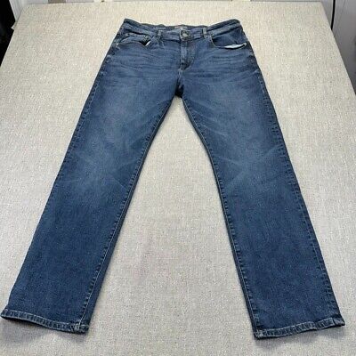DL1961 Jeans Mens 38x32 DL Performance Avery Relaxed Straight Spandex