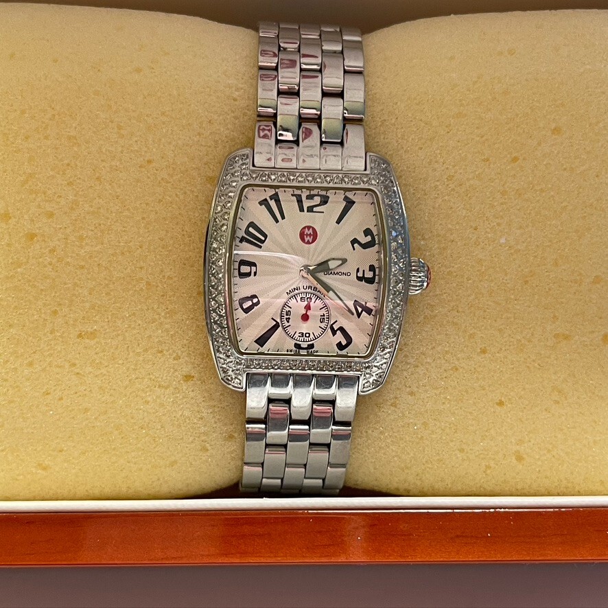 Michele Urban Watch, 39mm (Includes 3 Straps!) Michele Mini Urban Watch. Model #71-270 | Metals in Time main image 2