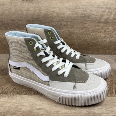 VANS Sk8 Hi Gore-Tex French Oak Shoes Beige Tan Men's Size 8.5 Women's 10 NEW