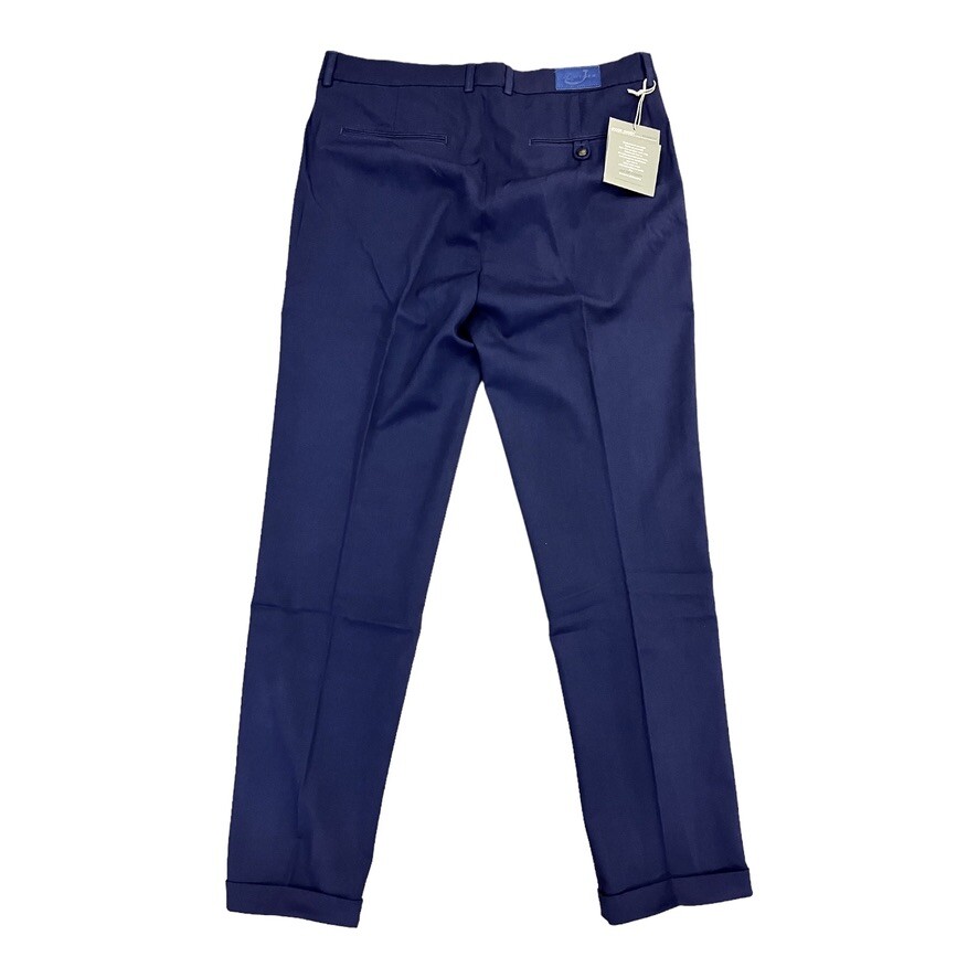 JACOB COHEN JACOB COHEN TOM WOOL COMF HERREN CHINO STOFFHOSE KOBALT BLAU EDEL SCHURWOLLE NEU