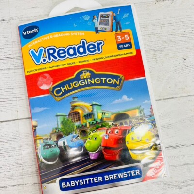 V Reader Interactive Reading Book System Chuggington Babysitter Brewster By Vtec