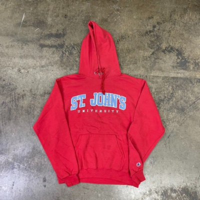 Mens red champion hoodie 2025