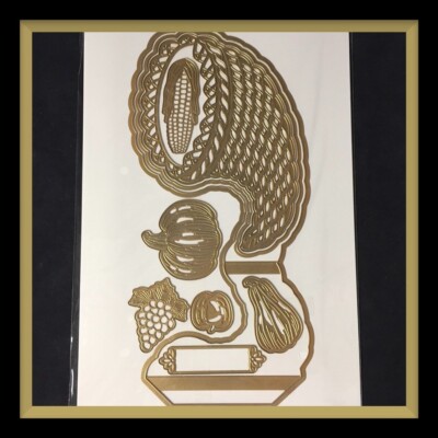 Anna Griffin CORNUCOPIA EASEL CARD DIE SET ***NEW***