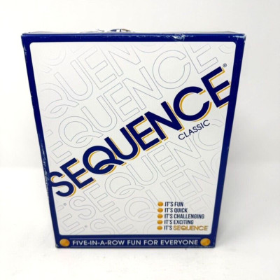 Jax Brand Sequence Classic Board Game - Brand New, Sealed Damaged Packaging
