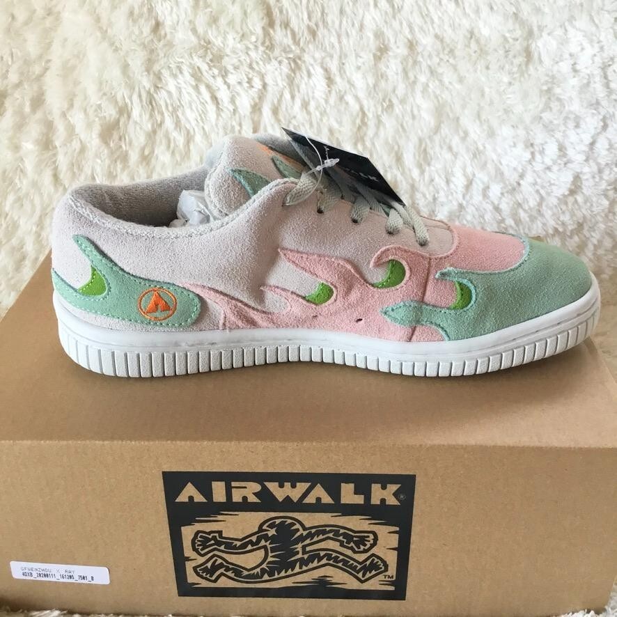 Pre-owned Airwalk Classics Jieda Scoach Sp Jie-2020s-gd12 Mint Pink White Japan Us9.5