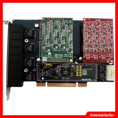 TDM800P FXS FXO Card,Echo H/W,Asterisk Card PCI FreePBX Issabel VitalPBX IP PBX