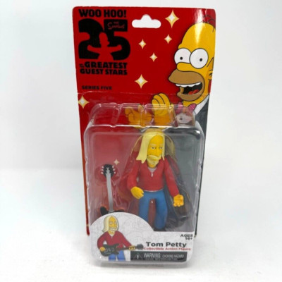 NECA The Simpsons Greatest Guest Stars Series 5 Tom Petty 5'' Action Figure