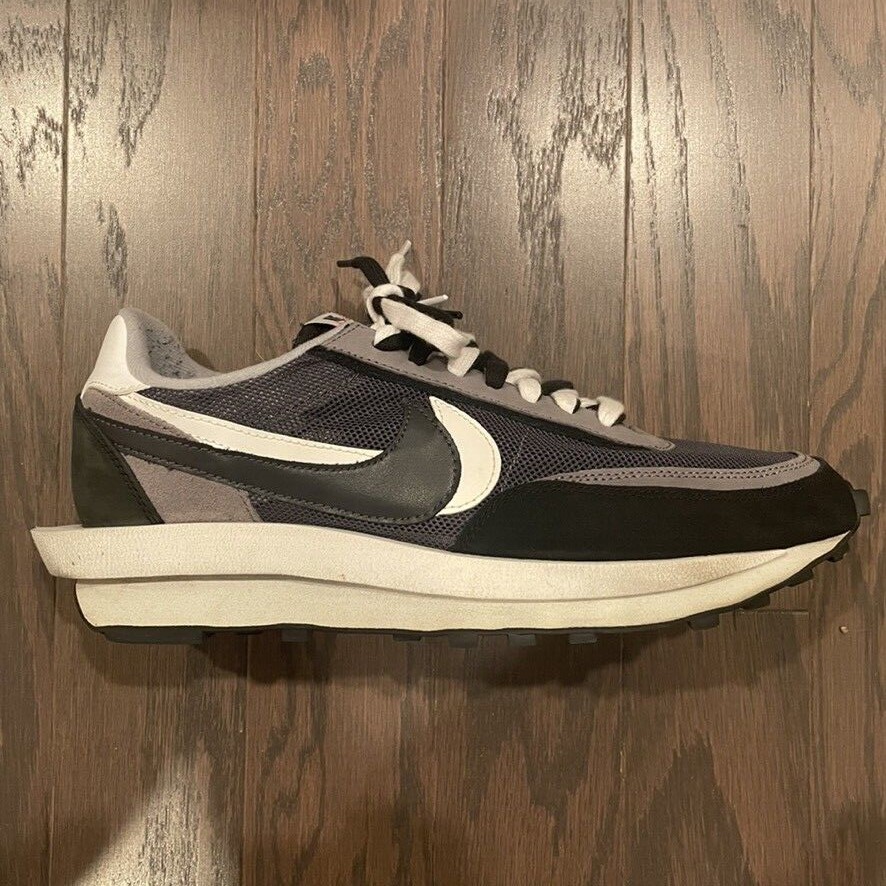 

Мужские кроссовки Nike Sacai LD Waffle Black Anthracite Grey White BV0073-001 11,5, Черный, Nike LDWaffle