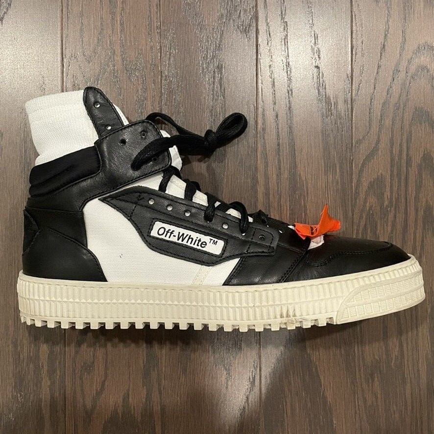 Кроссовки Off-White Low 3.0 Черно-белые мужские туфли 43, Черный, Off-White 3.0 Low