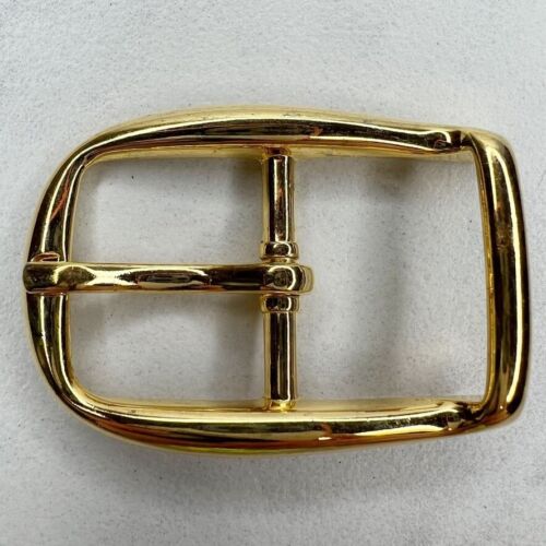 Vintage Gold Tone Simple Basic Belt Buckle for up to 1 Inch Belt