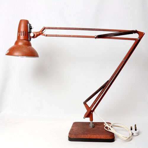 FEMO INDUSTRIAL WORK BENCH DESK LAMP TYPE A9 SWEDEN MID CENTURY MODERN