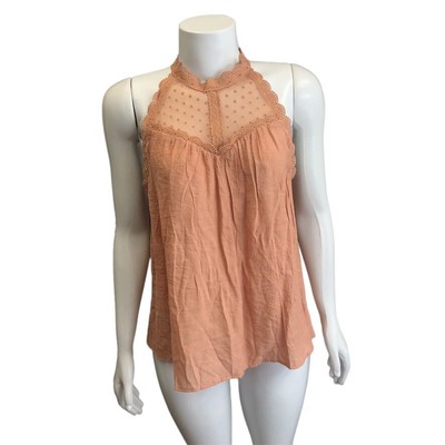 Mine Send My Love Peach Top - Size: S (New With Tags)