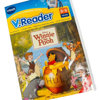 V Reader Interactive Book System Winnie The Pooh Tigger Piglet Eeyore Owl Rabbit